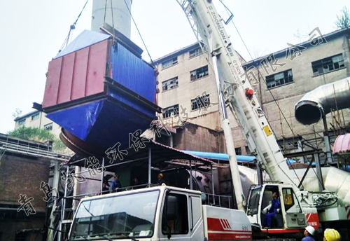 凯能湿电再热器现场