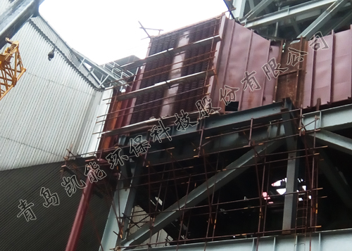 沁北600MW低温省煤器现场